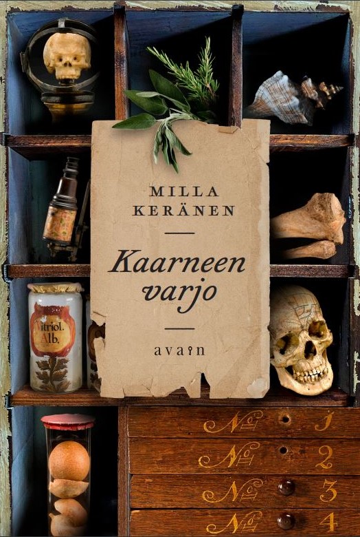 Kaarneen varjo -romaanin kansi